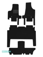 Двошарові килимки Sotra Classic Black для Chryslet Town & Country (mkV) / Voyager (mkV) 2008-2016