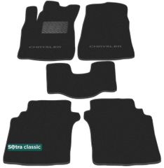 Двухслойные коврики Sotra Classic Black для Chrysler Stratus (mkI) 1996-2000