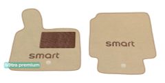 Двухслойные коврики Sotra Premium Beige для Smart ForTwo (A450-W450) 1998-2006