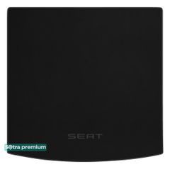 Двошарові килимки Sotra Premium Black для Seat Tarraco (mkI)(з дворівневою підлогою)(верхній рівень)(багажник) 2018→