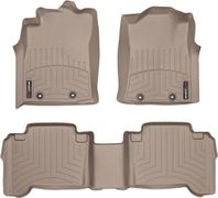 Коврики Weathertech Beige для Toyota Tacoma (double cab)(mkII) 2012-2015 - Фото 1