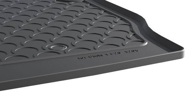 Гумовий килимок у багажник Gledring для BMW 1-series (F20)(5-дв.) 2011-2015 (багажник із захистом) - Фото 4