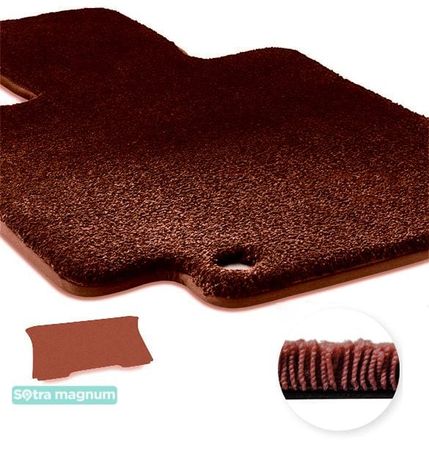Двошарові килимки Sotra Magnum Red для Nissan Micra (mkIII)(K12)(багажник) 2002-2010 - Фото 1