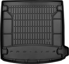 Резиновый коврик в багажник Frogum Pro-Line для Audi Q8/SQ8/RS Q8 (mkI) 2018→ (с докаткой)(с органайзером)(с сеткой слева)(багажник)