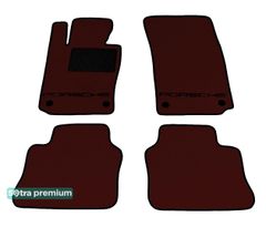 Двухслойные коврики Sotra Premium Chocolate для Porsche Panamera (mkI) 2009-2016