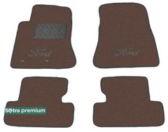 Двошарові килимки Sotra Premium Chocolate для Ford Mustang (mkVI) 2015→