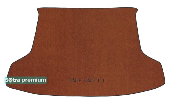 Двошарові килимки Sotra Premium Terracotta для Infiniti QX50 (mkII)(багажник) 2017→ / QX55 (mkI)(багажник) 2021→ - Фото 1