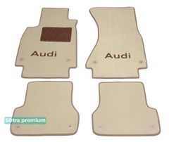 Двошарові килимки Sotra Premium Beige для Audi A6/S6/RS6 (mkIV)(C7) 2011-2018