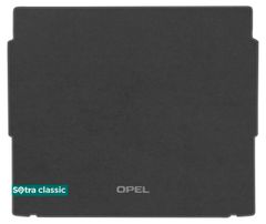 Двошарові килимки Sotra Classic Grey для Opel Grandland (mkI)(верхній рівень)(багажник) 2017→