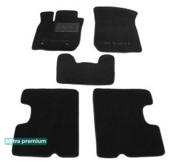 Двошарові килимки Sotra Premium Black для Renault Sandero (mkI) 2007-2012