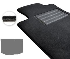 Двошарові килимки Optimal для Ford Fiesta (mkVII)(5-дв. хетчбек)(нижний)(багажник) 2008-2017