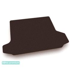 Двошарові килимки Sotra Premium Chocolate для GMC Terrain (mkIII)(з бічними нішами)(багажник) 2018→