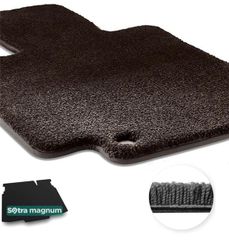 Двошарові килимки Sotra Magnum Black для Opel Crossland (mkI)(нижній рівень)(багажник) 2017→
