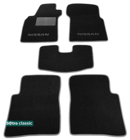 Двошарові килимки Sotra Classic Black для Nissan Maxima (mkV)(A33) 2000-2004 - Фото 1