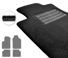 Двошарові килимки Optimal для Fiat 500 (mkI)(4 кліпси) 2013→