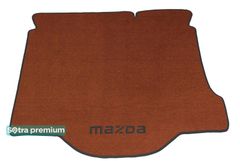 Двухслойные коврики Sotra Premium Terracotta для Mazda 3 (mkI)(седан)(багажник) 2003-2009