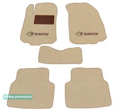 Двухслойные коврики Sotra Premium Beige для Daewoo Ravon R4 (mkI) 2015→
