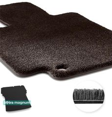 Двошарові килимки Sotra Magnum Black для Citroen Nemo (mkI)(вантажопасажирський)(без 2 ряду)(багажник) 2008-2017