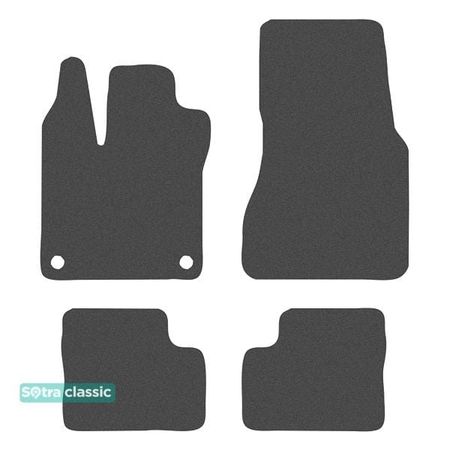 Двошарові килимки Sotra Classic Grey для Renault Twingo (mkIII) 2014→ - Фото 1