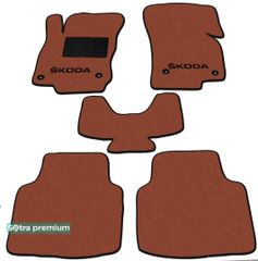 Двошарові килимки Sotra Premium Terracotta для Skoda Superb (mkIII) 2015→
