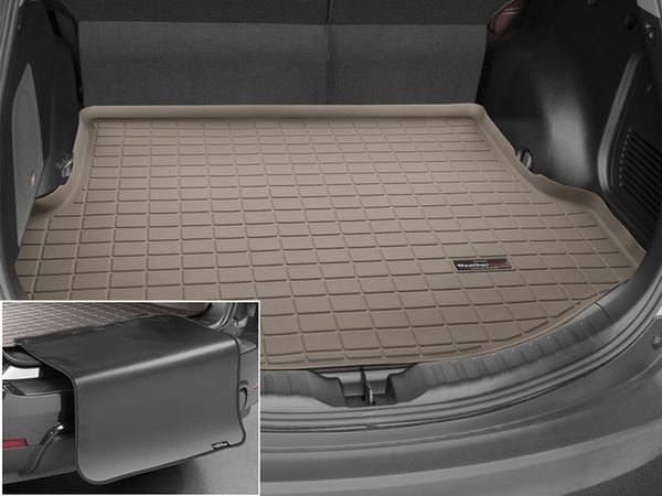 Килимок из захистом WeatherTech Beige для Toyota RAV4 (mkIV)(with tire repair kit)(trunk) 2012-2018 - Фото 2
