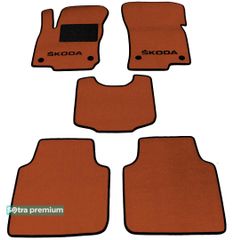Двошарові килимки Sotra Premium Terracotta для Skoda Kodiaq (mkI) 2016→