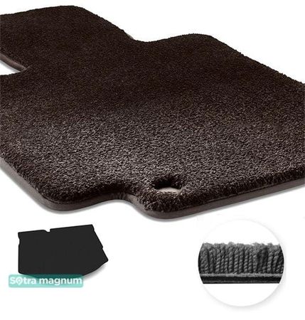 Двошарові килимки Sotra Magnum Black для Citroen C3 (mkII)(багажник) 2009-2016 - Фото 1
