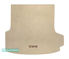 Двухслойные коврики Sotra Premium Beige для BMW 3-series (F34)(Gran Turismo)(багажник) 2013-2020
