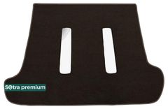 Двошарові килимки Sotra Premium Chocolate для Lexus GX (mkI)(J120)(з отворами під 3 ряд)(багажник) 2002-2009 - Фото 3