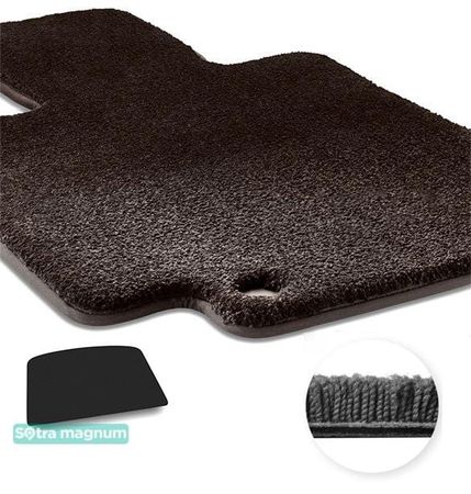 Двошарові килимки Sotra Magnum Black для Audi A1/S1 (mkI)(багажник) 2010-2018 - Фото 1
