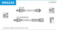 Дроти запалювання Janmor ODS220 для Opel Omega (A) 2.4 (C 24 NE)