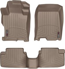 Коврики WeatherTech Beige для Honda Accord (mkVIII)(coupe)(CS1-CS2) 2008-2012 (USA)