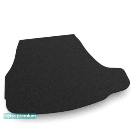 Двошарові килимки Sotra Premium Black для Infiniti Q60 (mkI)(багажник) 2016-2022 - Фото 1