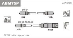 Дроти запалювання Janmor ABM75P для Seat Alhambra 2.0 (ADY / ATM); Volkswagen Sharan 2.0