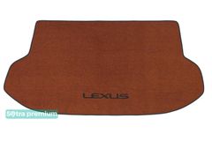Двухслойные коврики Sotra Premium Terracotta для Lexus NX (mkI)(багажник) 2014-2021 - Фото 1