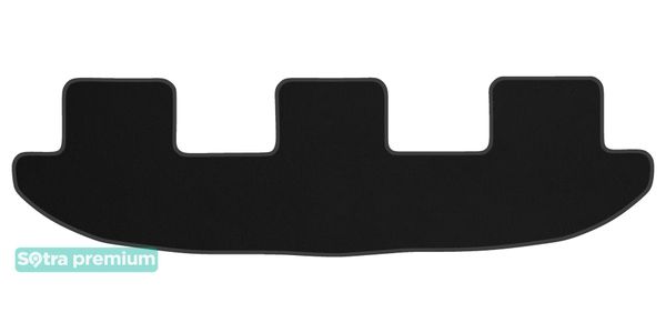 Двошарові килимки Sotra Premium Black для Volkswagen Sharan (mkII); Seat Alhambra (mkII)(3 ряд) 2010-2022 - Фото 1