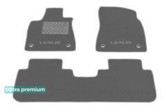 Двошарові килимки Sotra Premium Grey для Lexus RX (mkIV) 2016-2022