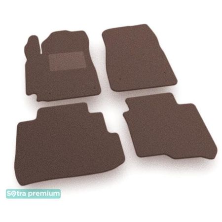 Двошарові килимки Sotra Premium Chocolate для Geely GC5 (mkI) 2011-2015 - Фото 1
