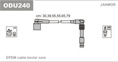 Дроти запалювання Janmor ODU240 для Opel Calibra 2.5 V6 (C 25 XE / X 25 XE) / Omega (B) 2.5 V6 (X 25)