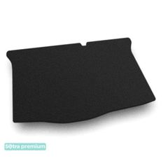 Двухслойные коврики Sotra Premium Black для Hyundai i20 (mkII)(багажник) 2014-2020
