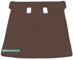 Двошарові килимки Sotra Premium Chocolate для Volkswagen Caravelle (T5;T6)(L2)(Long)(багажник) 2003→