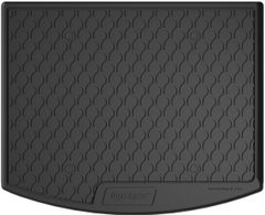 Гумовий килимок у багажник Gledring для Ford Kuga (mkII) 2012-2020 (з дворівневою підлогою)(нижній рівень)(багажник)