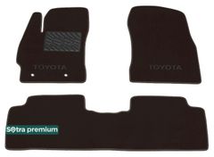 Двухслойные коврики Sotra Premium Chocolate для Toyota Corolla (mkX)(E140) 2006-2012