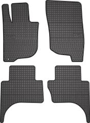 Резиновые коврики Frogum для Mitsubishi L200 (mkV)(double cab); Fiat Fullback (mkI)(double cab) 2015-2019