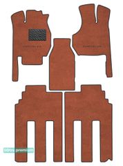 Двошарові килимки Sotra Premium Terracotta для Chrysler Grand Voyager (mkIV)(1-2 ряд) 2000-2007
