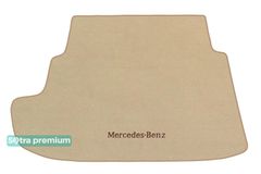 Двошарові килимки Sotra Premium Beige для Mercedes-Benz E-Class (W211)(седан)(багажник) 2002-2009