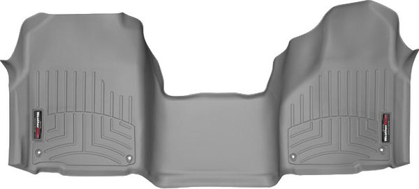 Коврик WeatherTech Grey для Dodge Ram (mkIV)(regular cab & quad cab)(4 fixing hooks)(no 4x4 shifter)(with Armrest Console) 2012-2018 - Фото 1