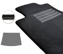 Двошарові килимки Optimal для Porsche Cayenne (mkI)(багажник) 2002-2010 - Фото 1