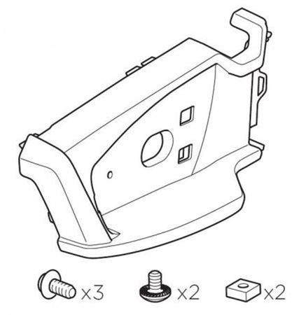 Каркас фари лівий 7-pin 52687 (VeloSpace 918) - Фото 1