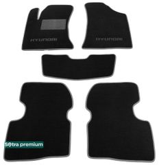 Двухслойные коврики Sotra Premium Graphite для Hyundai Elantra (mkIV) 2006-2010